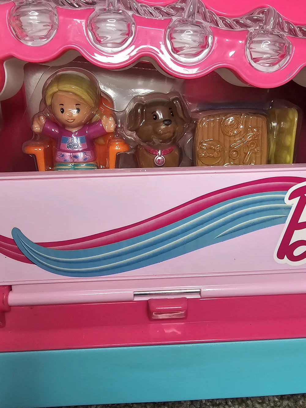 Fisher-Price Barbie Pink and Blue Dream Camper Playset